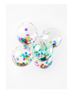 BALLONGER KONFETTI MULTI  6P 2