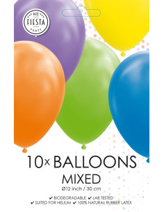 BALLONGER MIX 30CM 10P 2