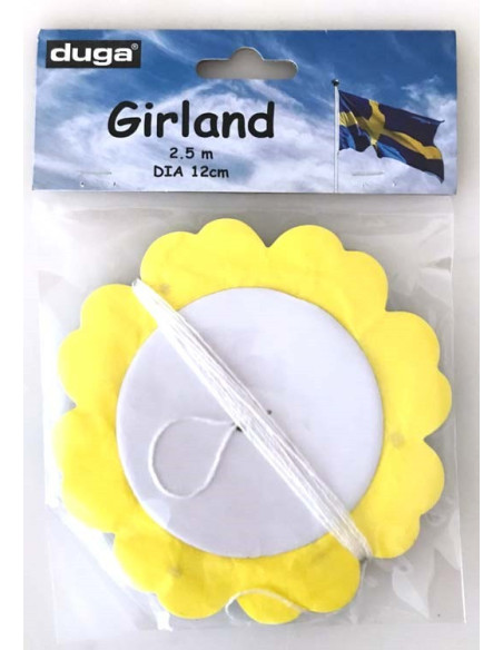 GIRLANG GUL BLÅ 2,5M