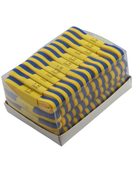 SIDENBAND BLÅ GUL 10mm