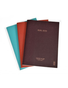 SKRIVHÄFTE KOZO A5 3P MIX