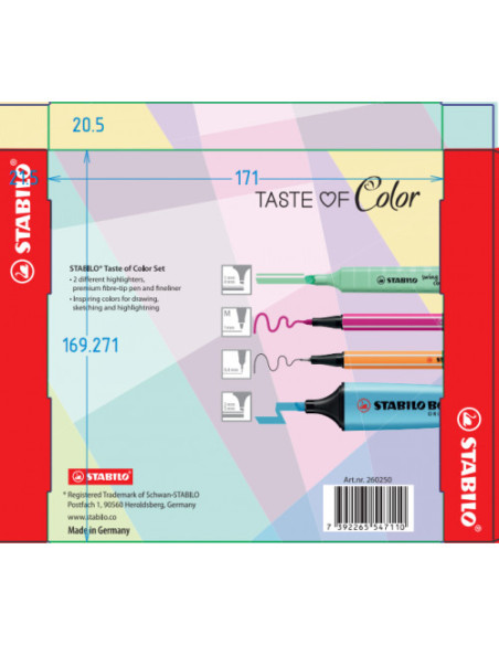 STABILO TASTE OF COLOR