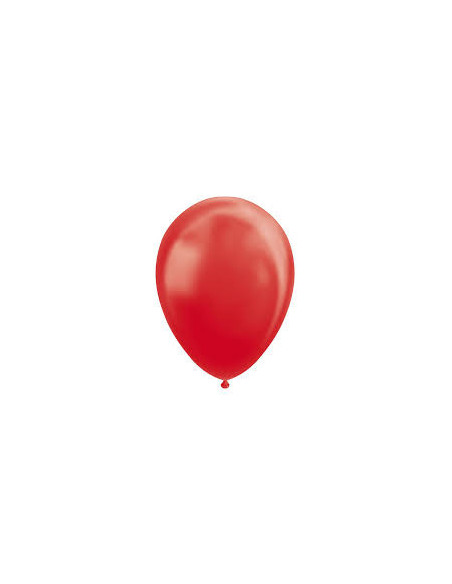 BALLONGER METALLIC RED 30CM 10P