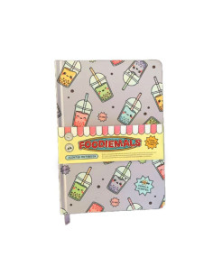 ANTECKNINGSBOK BUBBLETEA A5