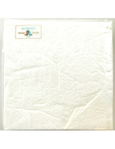 SERVETT STRUKTUR VIT