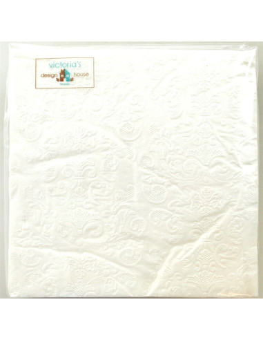 SERVETT STRUKTUR VIT