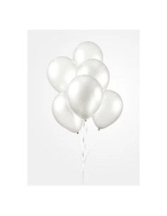BALLONGER PEARL WHITE 30CM 10P 2