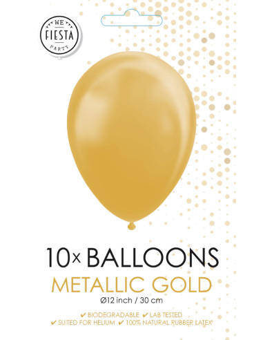 BALLONGER  GULD 10P