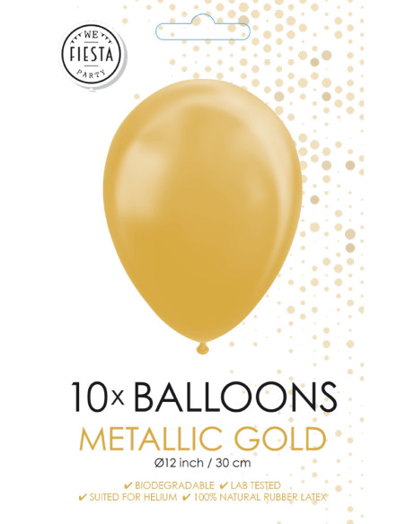 BALLONGER  GULD 10P