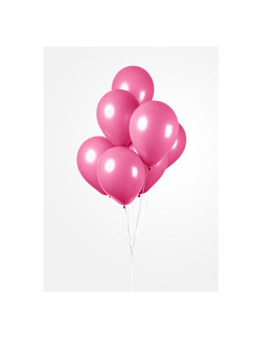 BALLONGER HOT PINK 30CM 10P