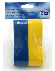BAND BLÅGULT 64MM X 4M
