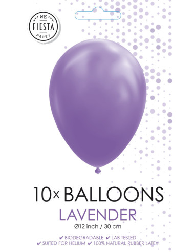 BALLONGER 10P LAVENDEL