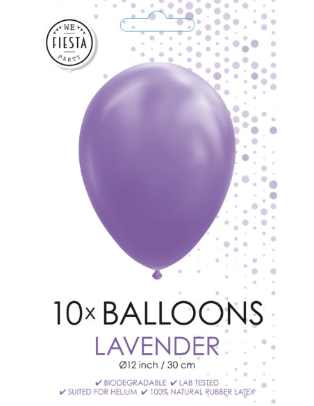 BALLONGER 10P LAVENDEL