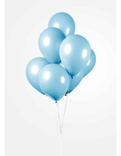 BALLONGER LIGHT BLUE 30CM 10P 2