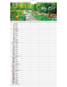 2027 FAMILJEKALENDER 4 KOLUMN 2