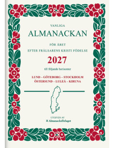 2027 VANLIGA ALMANACKAN HÄFTAD