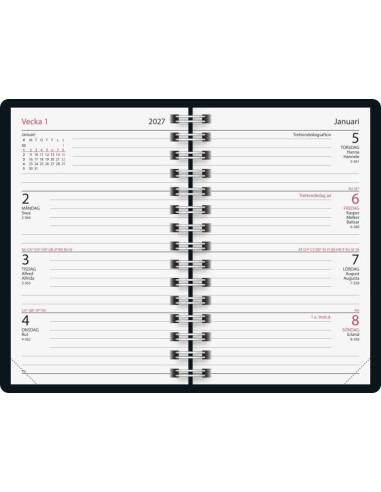2027 Classico Monstera | Elegant Almanacka med Tropisk Design
