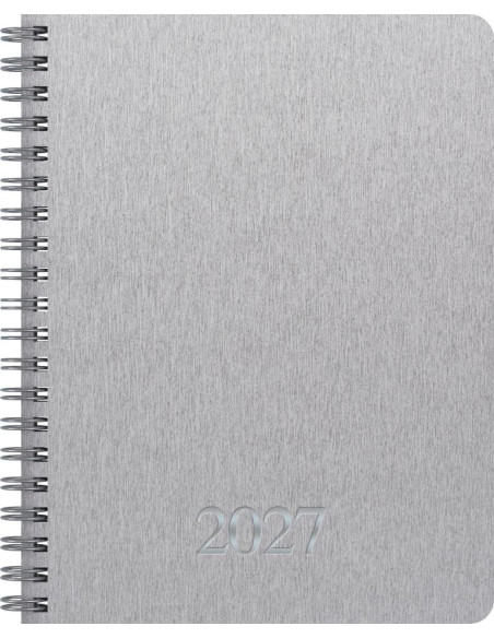 2027 Kalender A6 Trend Silver | Elegant Veckokalender i Stilren Design