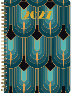 Kalender 2027 A5 Classic Deco | Elegant Veckokalender FSC