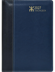 2027 TIMDAGBOK BLÅSVART