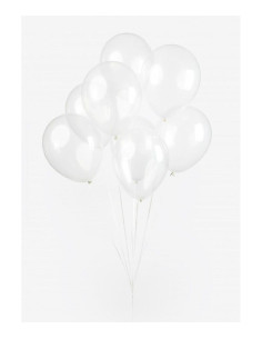 BALLONGER CLEAR 30CM 10P 2