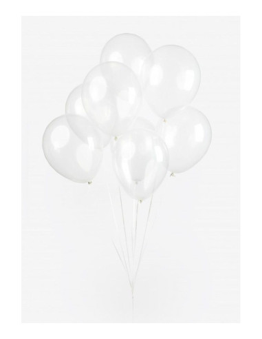 BALLONGER CLEAR 30CM 10P
