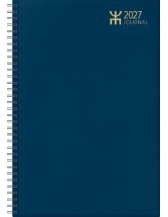 2027 JOURNAL A4 BLÅ