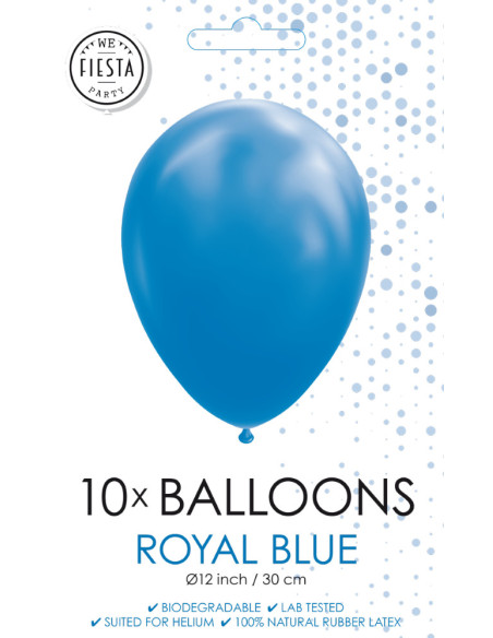 BALLONGER ROYAL BLUE 30CM 10P