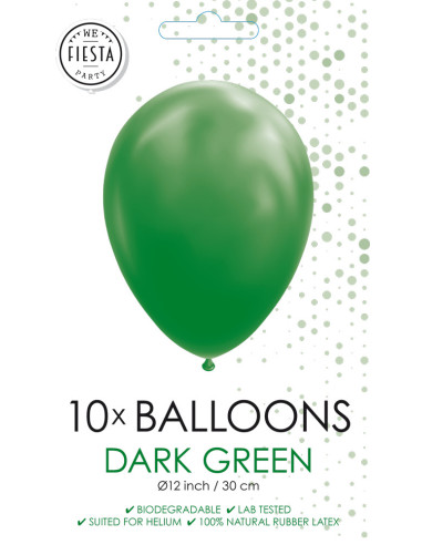 BALLONGER 10P M GRÖN