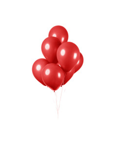 BALLONGER RÖD 30CM 10P 2