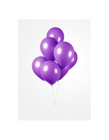 BALLONGER 10P LILA 30CM