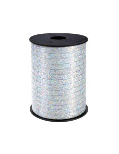 PRESENTSNÖRE HOLOGRAM SILVER 458M