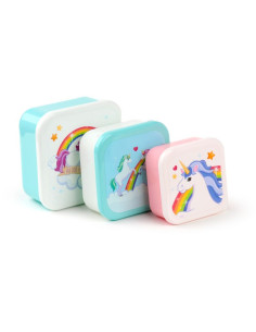 LÅDA 3P UNICORN RAINBOW