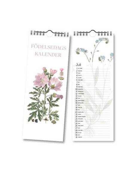FÖDELSEDAGSKALENDER VÄXTER