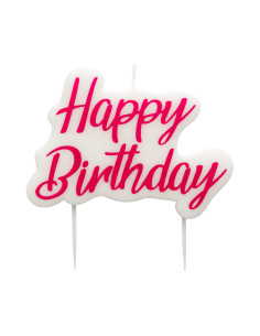 TÅRTLJUS HAPPY BIRTHDAY PINK