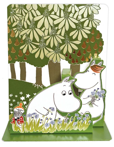 MOOMIN 3D POP UP SMALL MUMIN PLOCKAR BLOMMOR