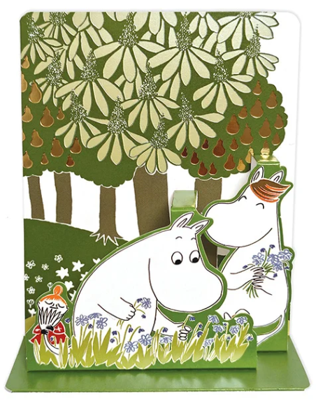 MOOMIN 3D POP UP SMALL MUMIN PLOCKAR BLOMMOR