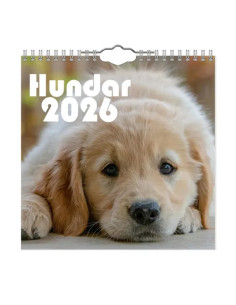 2026 VÄGGKALENDER HUND MINI