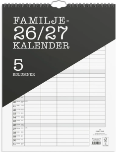 26-27 VÄGGKALENDER 5KOLUMNER