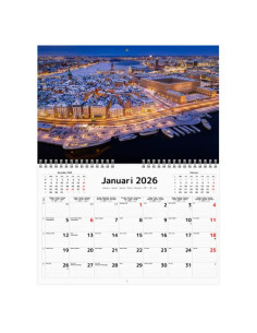 2026 VÄGGKALENDER STOCKHOLM 2