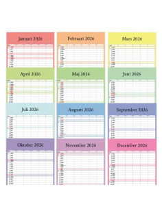 2026 FAMILJEKALENDER FÄRG 2