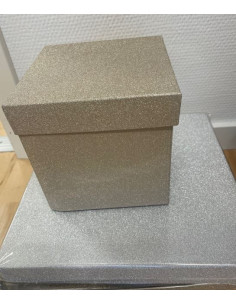 PRESENTBOX IHOPFÄLLBAR GLITTER S