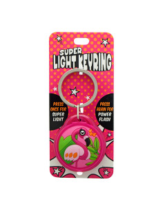 NYCKELRING LIGHT FLAMINGO