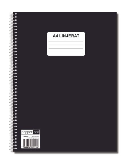 KOLLEGIEBLOCK A4 LINJERAT