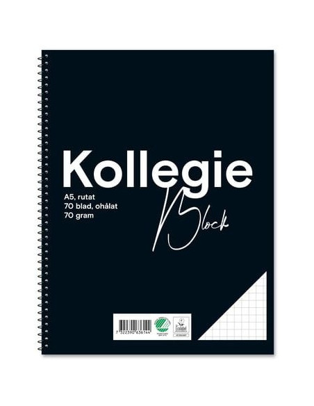KOLLEGIEBLOCK A5 RUTAT OHÅLAT