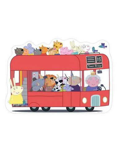 24B PEPPA PIG SHAPED BUS
