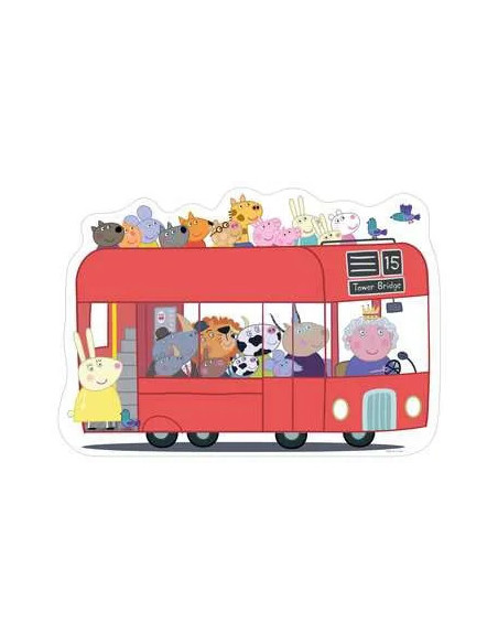 24B PEPPA PIG SHAPED BUS
