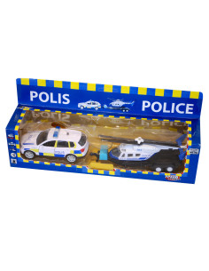 POLISBIL + HELIKOPTER SET
