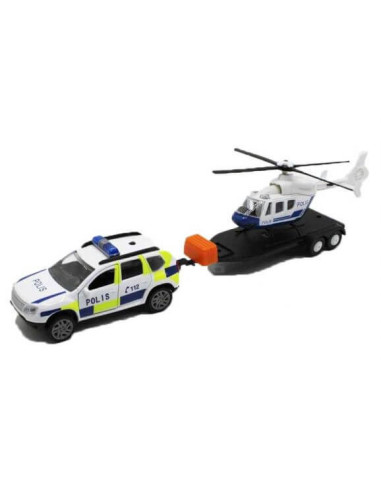 POLISBIL + HELIKOPTER SET