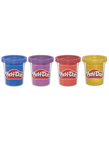 PLAY DOH 4P METALLIC